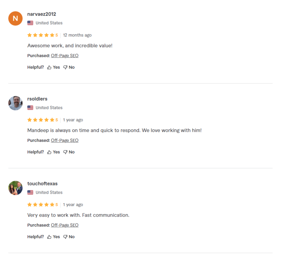 fiver client-Reviews 3