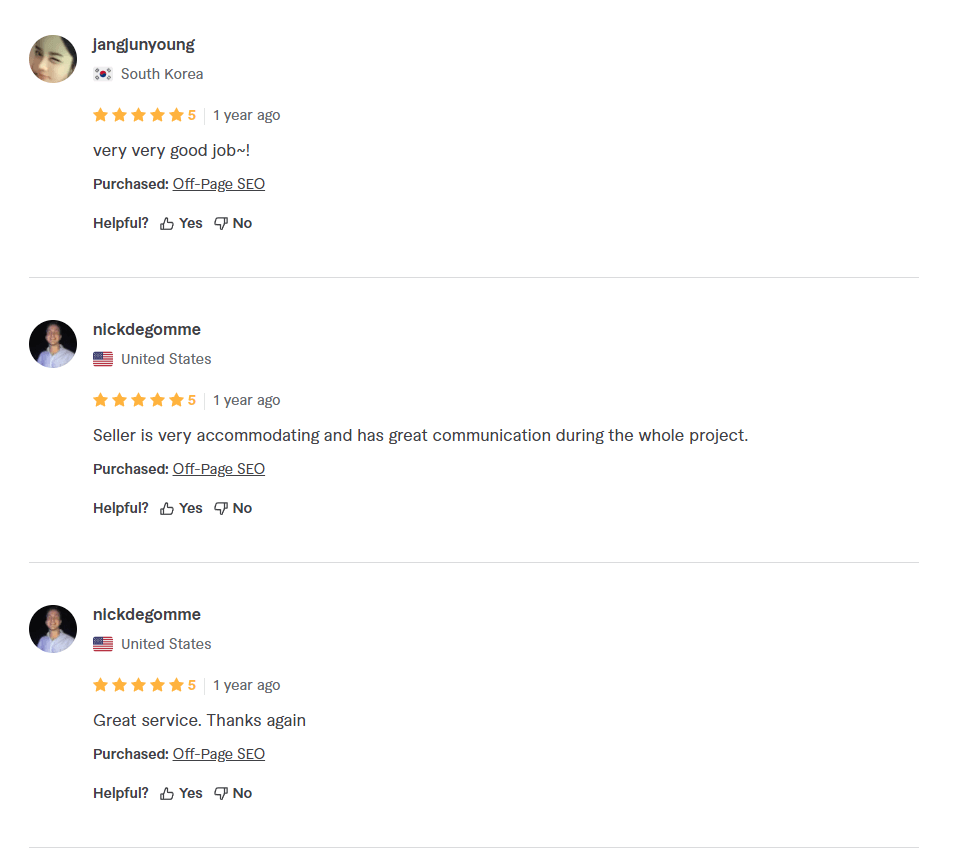 fiver client-Reviews 4