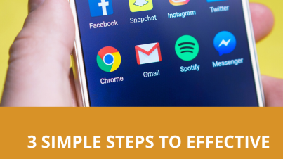 3 Simple Steps to Effective Facebook Marketing.