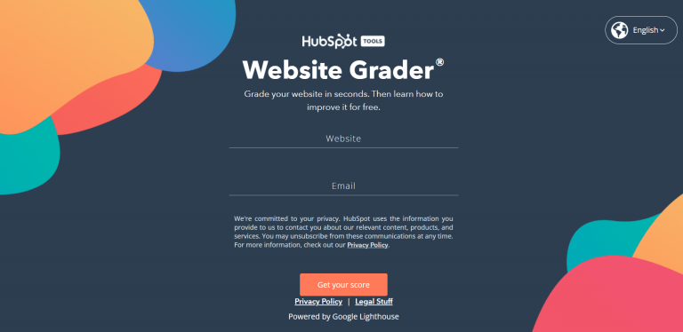 Hubspot Website Grader