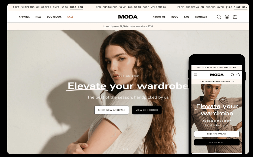 MODA Website