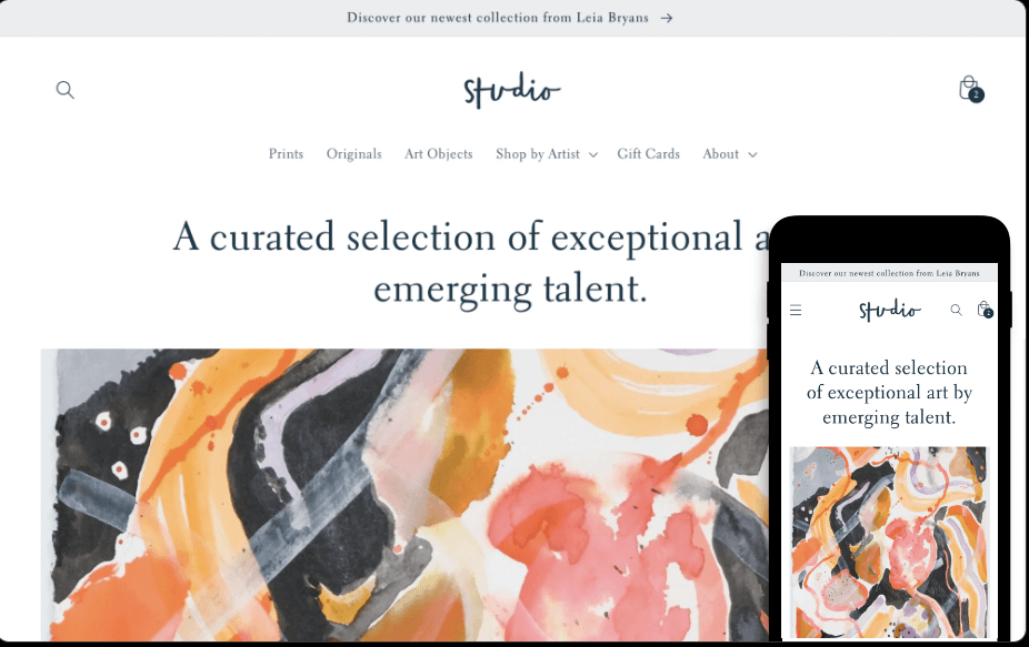 studio website