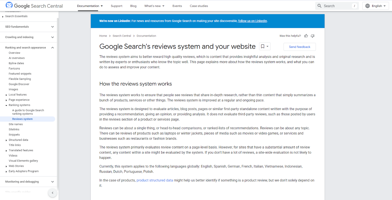 google search review