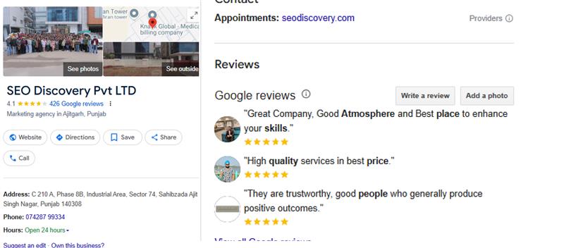 SEO Discovery Reviews