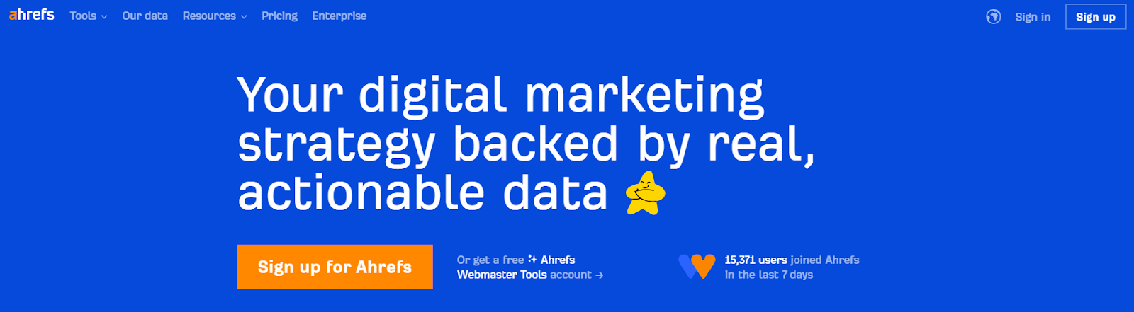 ahrefs screenshot
