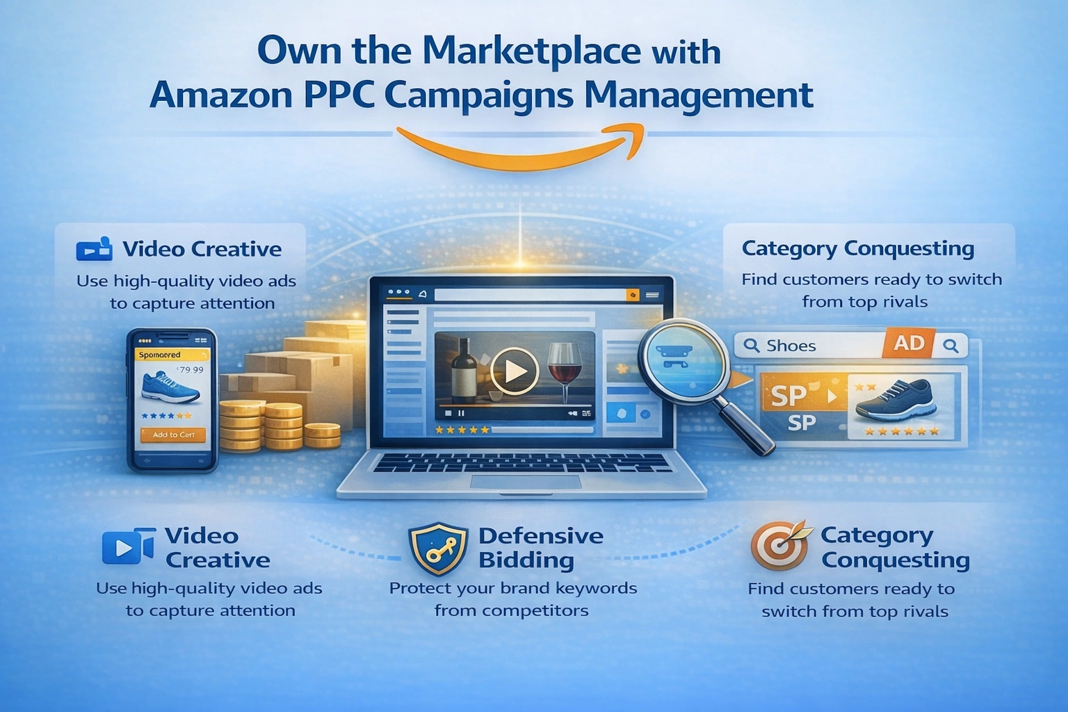 Marketplace with Amazon PPC Campaigns Management