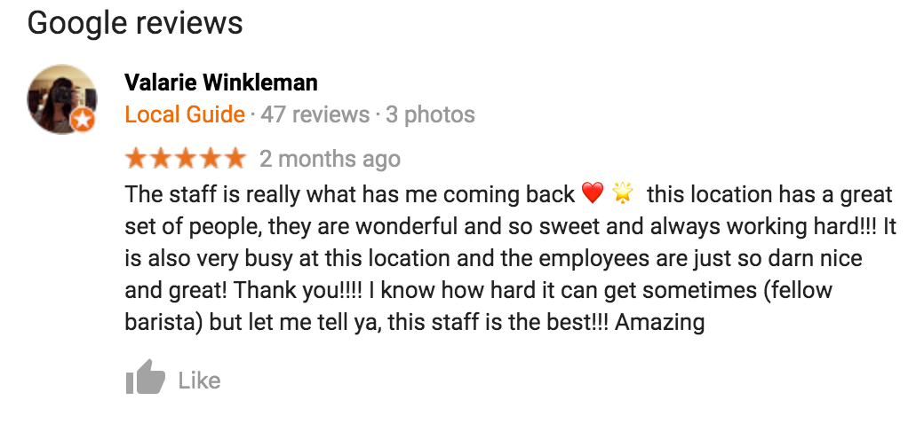 Testimonials and reviews