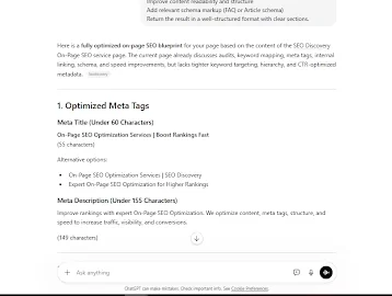 On-Page SEO Optimization