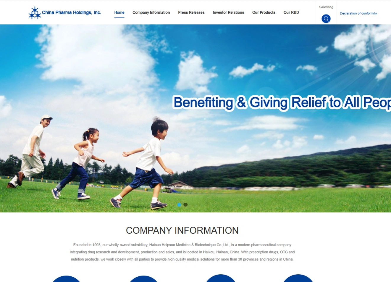 China Pharma Holdings
